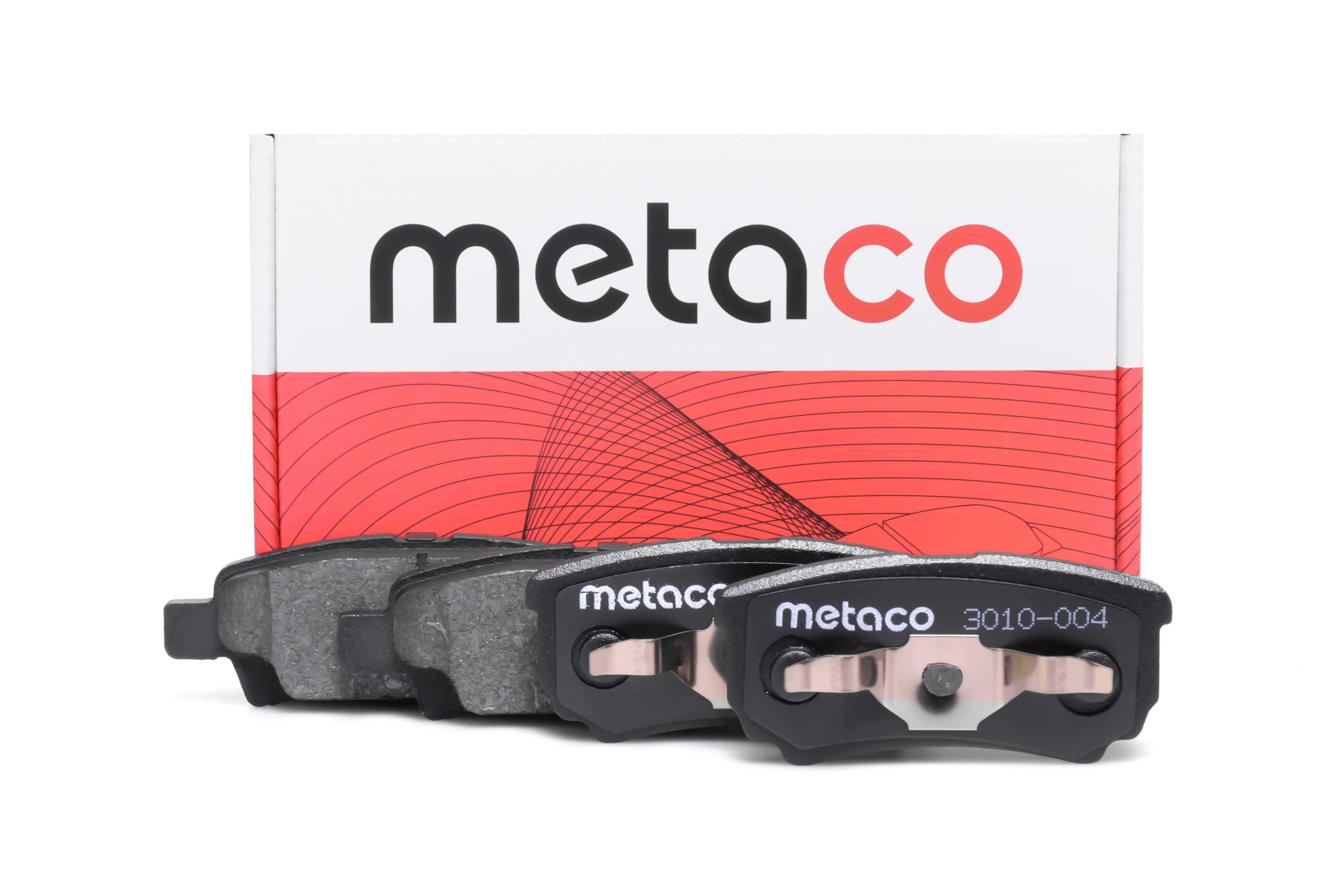 METACO - Колодки тормозные задние дисковые к-кт