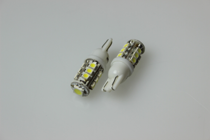 NORD YADA - Светодиод 12V T10 13SMD (size3528x12+5050x1) W5W (W2,1x9,5d) 1W 72lm белый TM NORD YADA