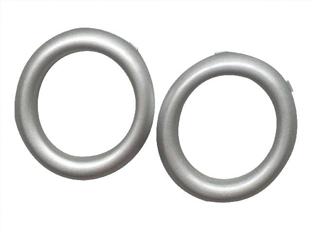 SAILING - Решетка в передний бампер под птф (ободок) левая серебро pajero sport