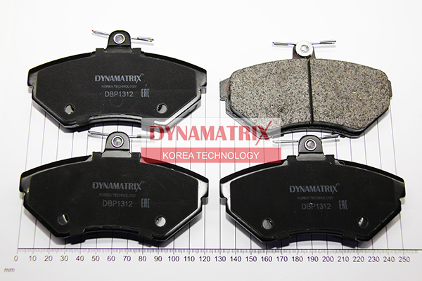 DYNAMATRIX-KOREA - комплект колодок для дисковых тормозов