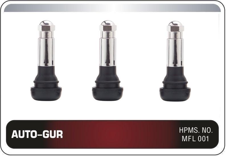 AUTO-GUR - СОСОК для бескамерных шин хромированный Ниппель