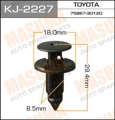 MASUMA - Клипса крепежная