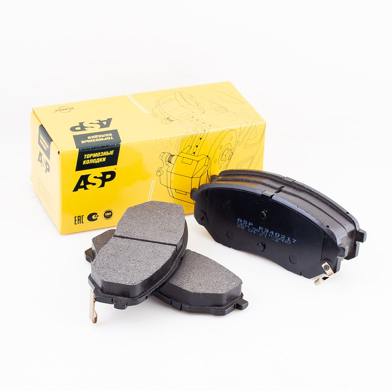 MENSAN - Колодки тормозные передние HYUNDAI Santa Fe 18-> (R17) / KIA Sorento 15->