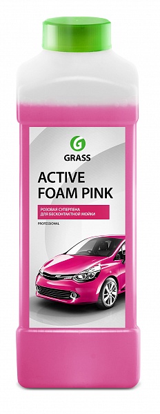 GRASS - Активная пена «Active Foam Pink» Цветная пена 1,0 кг