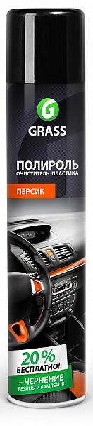 GRASS - Полироль-очиститель пластика «Dashboard Cleaner» глянцевый блеск 0,750 л. Вишня (12шт/уп)
