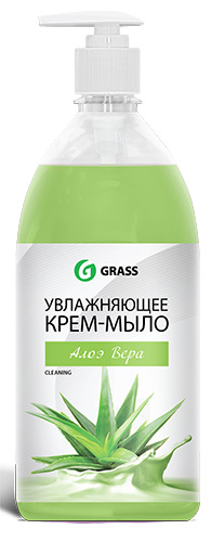 GRASS - Жидкое крем-мыло MILANA алоэ вера 1л с дозатором