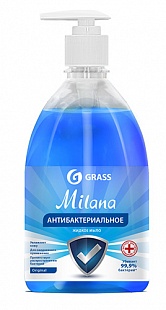 GRASS - Антибактериальное жидкое мыло Milana Original с дозатором 0,5 л (15шт/уп)