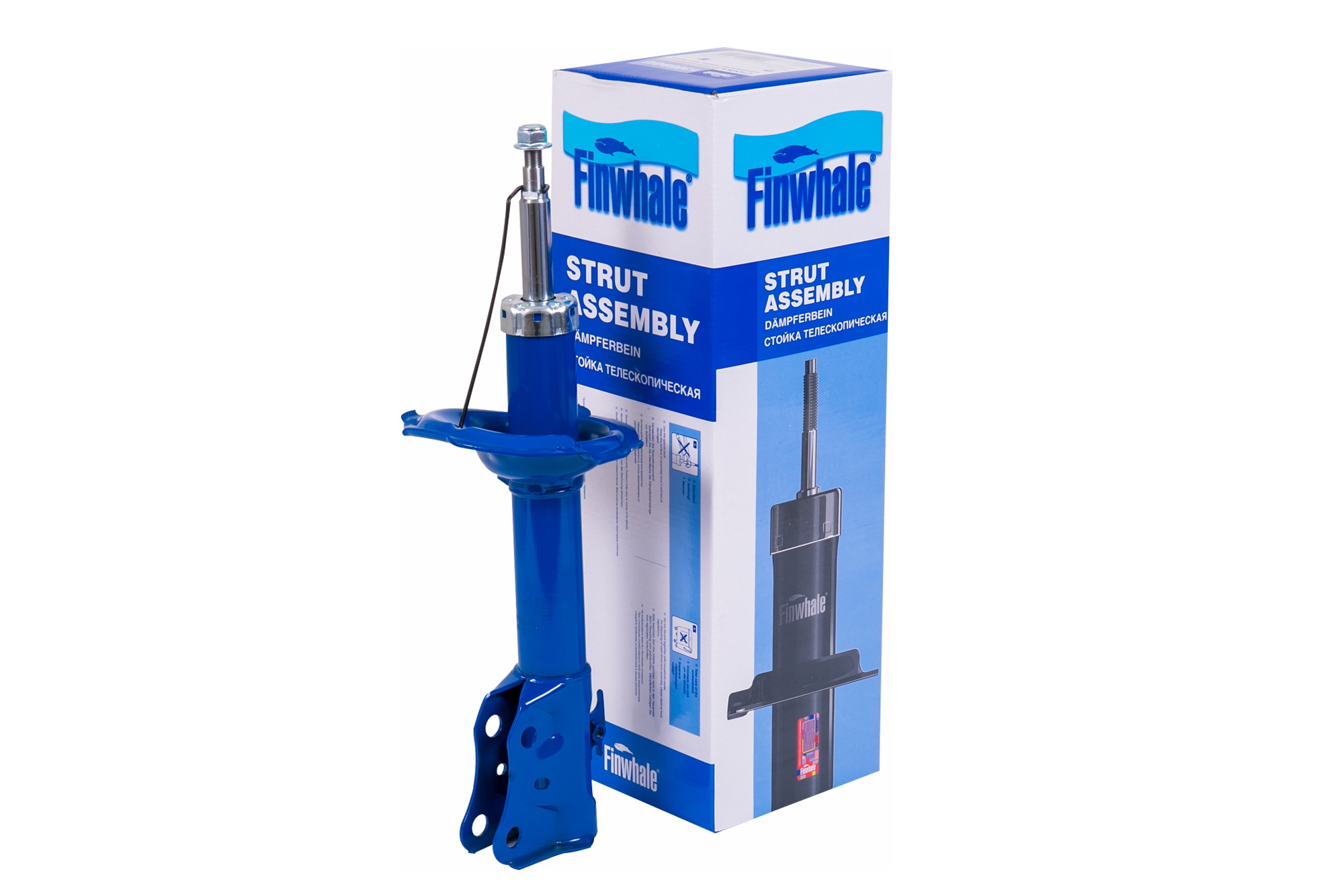 FINWHALE - 13059GU Амортизатор пер. газовый