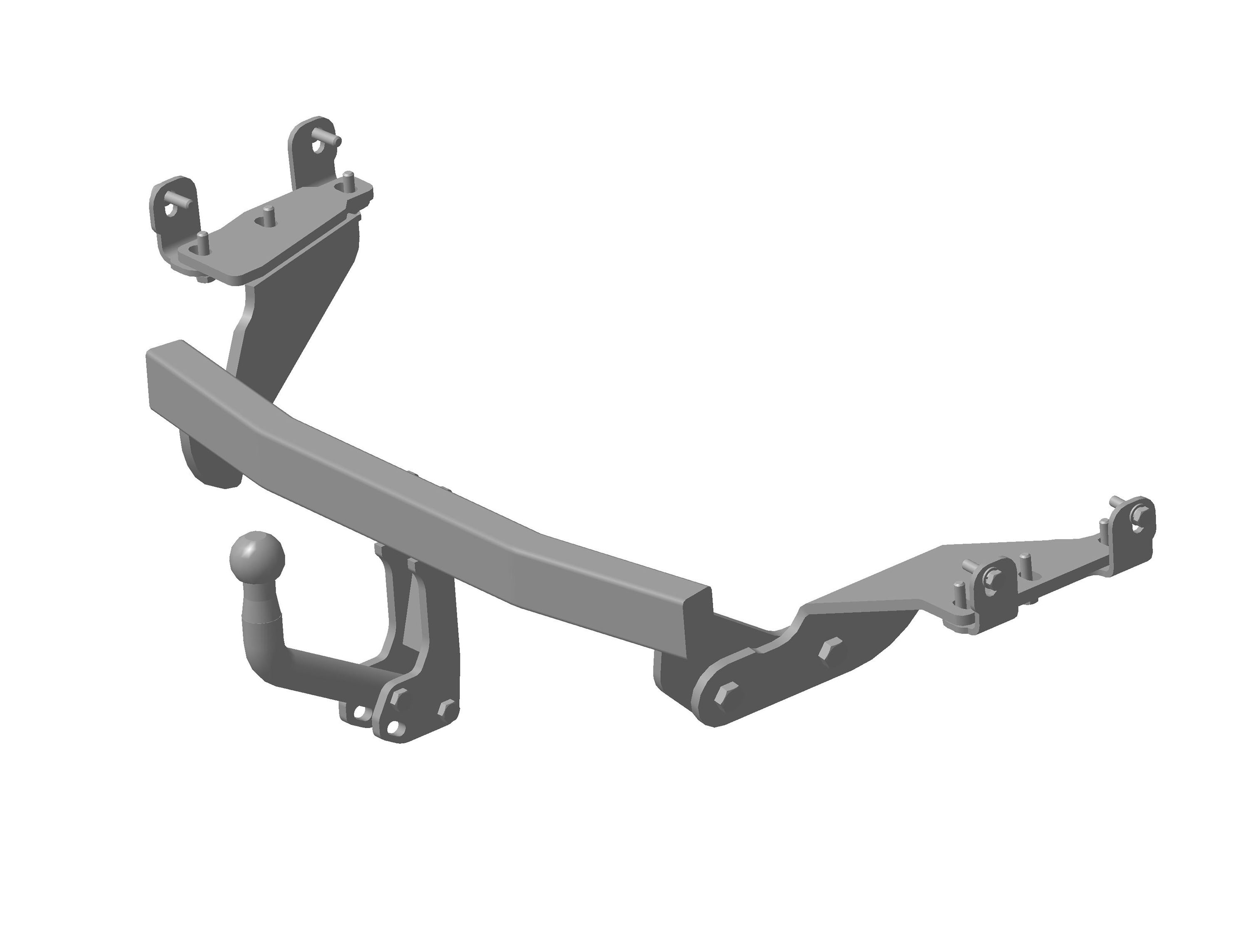 AVTOS - Фаркоп Mitsubishi Outlander XL SUV (2007-2012) (без электрики)