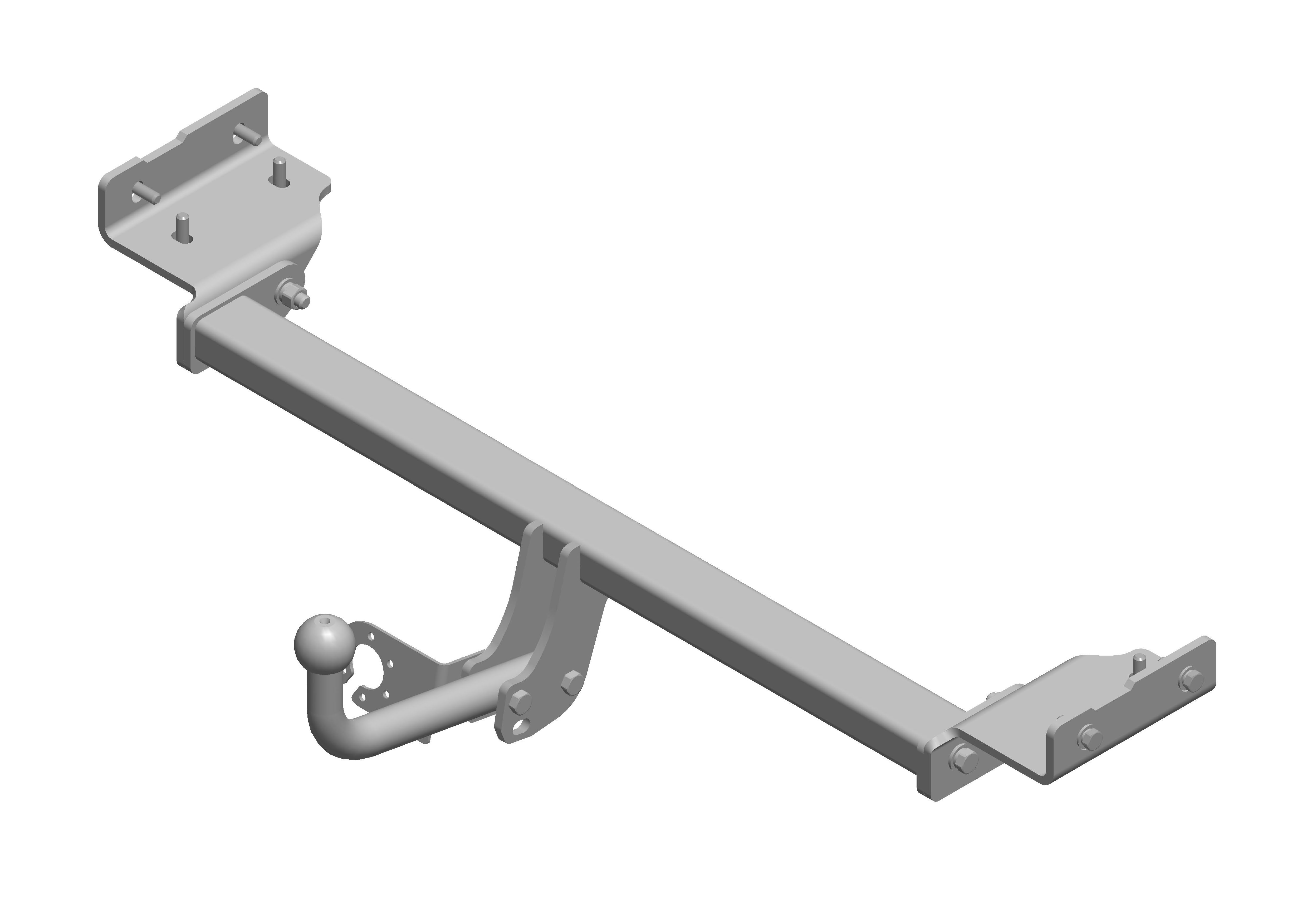 AVTOS - Фаркоп Hyundai ix35 2010-2015, Kia Sportage 2010-2015 условно-съемное крепление шара