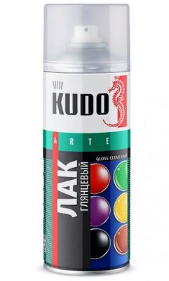 KUDO - Лак универсальный акриловый глянцевый KUDO аэрозоль 520мл