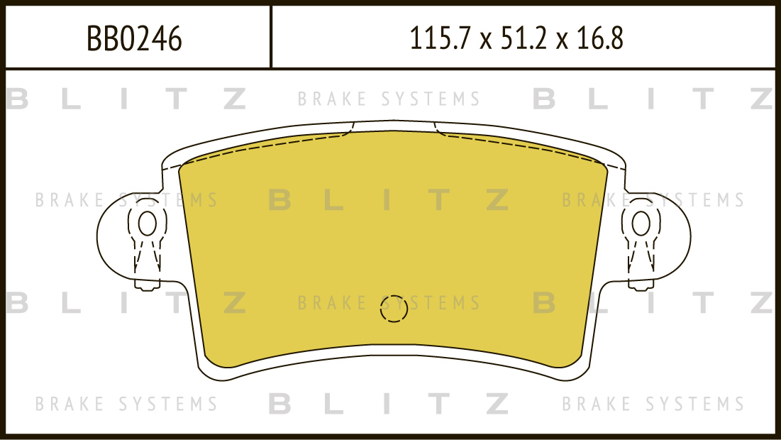 BLITZ - Колодки тормозные дисковые OPEL Movano 00-/NISSAN Interstar 03-/RENAULT Master II 98-