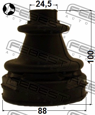 FEBEST - Пыльник ШРУСа внутр FORD FOCUS I 2115-GELHT