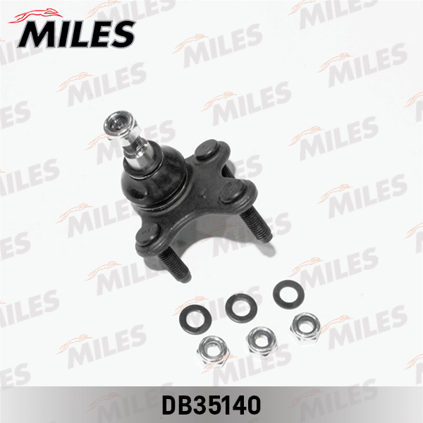 Miles - Опора шаровая передняя нижняя левая (с крепежом) VW GOLF V/JETTA/TOURAN/TIGUAN/AUDI A3/OCTAVIA 04- (TRW JBJ751) DB35140