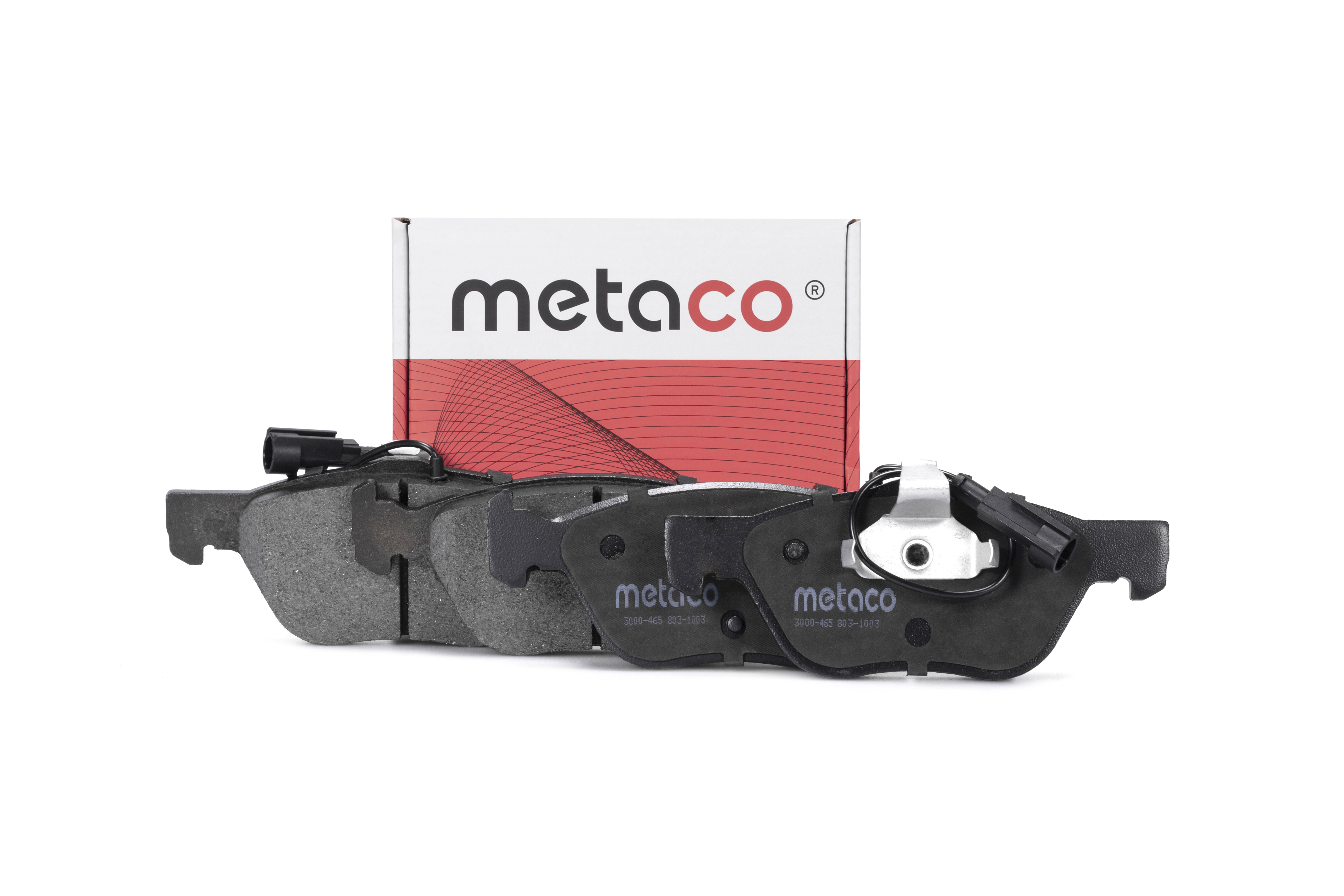 METACO - Колодки тормозные передние к-кт ALFA ROMEO,FIAT,LANCIA с датчиком износа