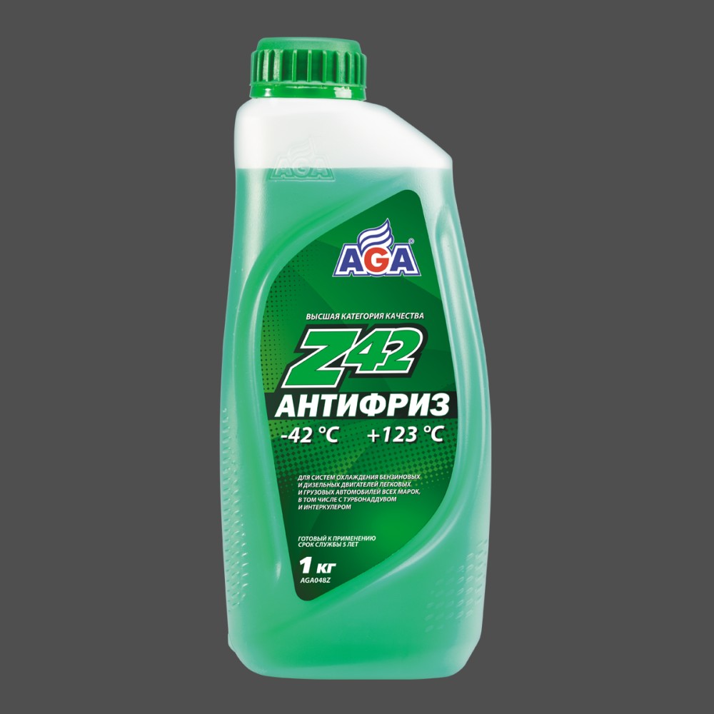 AGA - Антифриз, зеленый, -42С, 1 кг