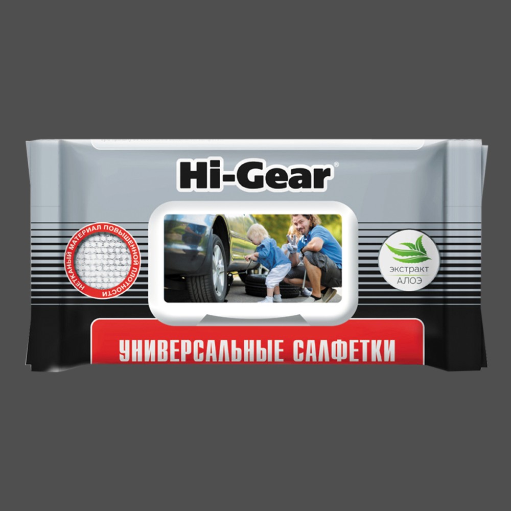HI-GEAR - Салфетки универсальные, 60 шт