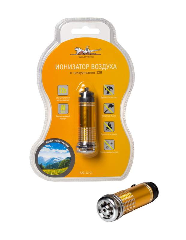 AIRLINE - Ионизатор воздуха в прикуриватель 12В