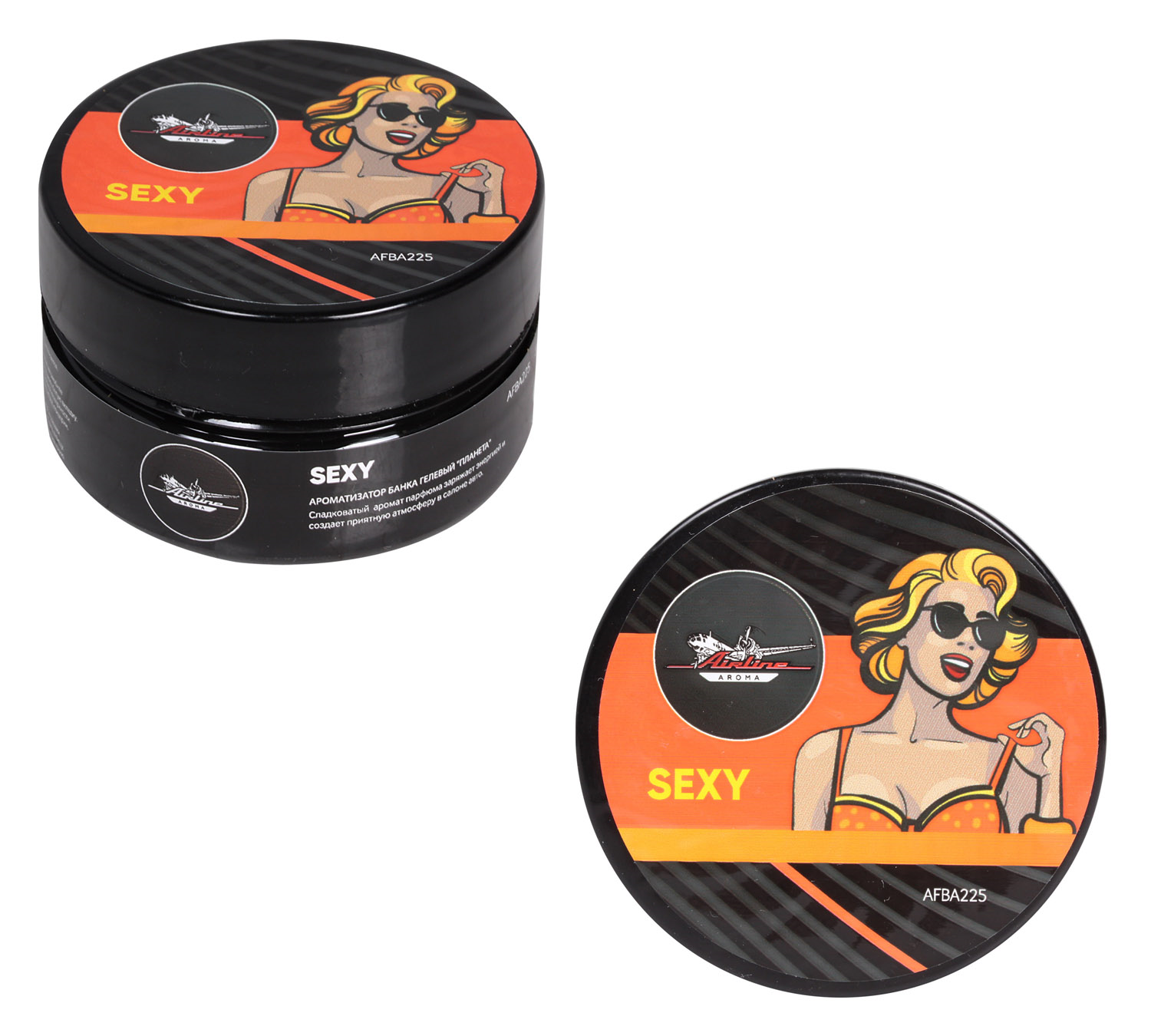 AIRLINE - Ароматизатор - банка гелевый 