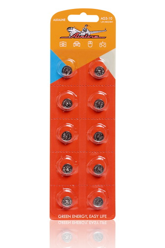 AIRLINE - Батарейка AG3/L41 щелочная 10 шт. (AG3-10)
