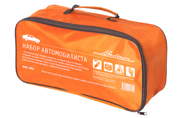 AIRLINE - Сумка для набора автомбилиста 45х15х15см, оранжевая