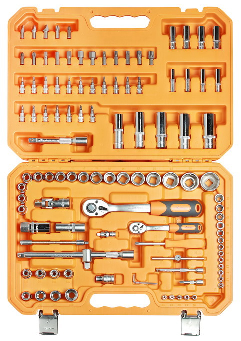 AIRLINE - Набор инструментов универсальный 109 предметов + фонарь, пласт.кейс