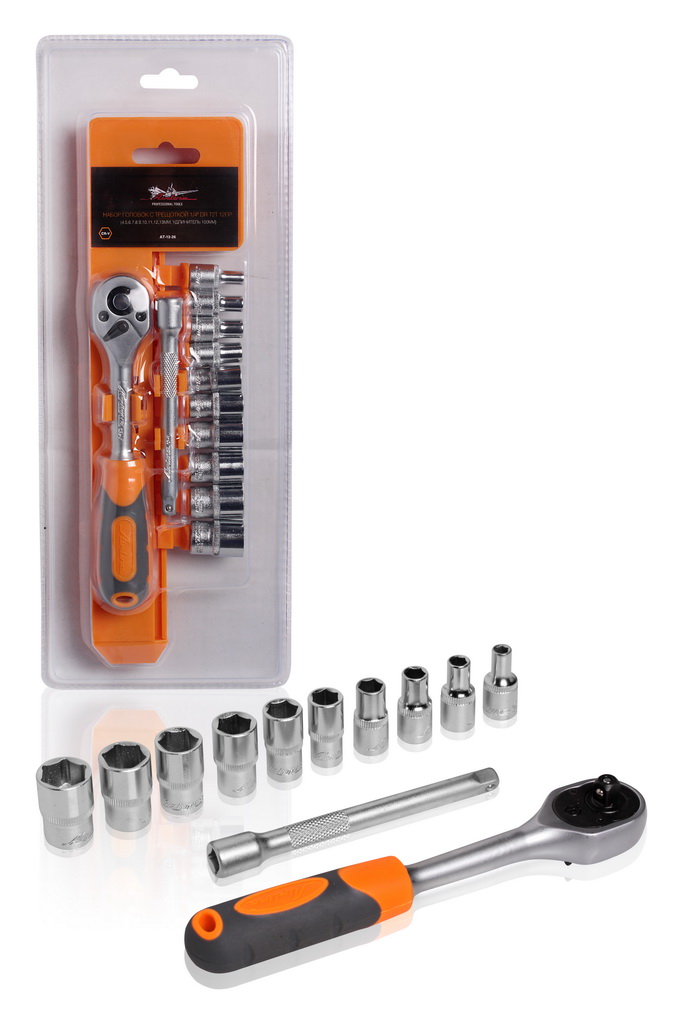 AIRLINE - Набор головок с трещоткой 1/4