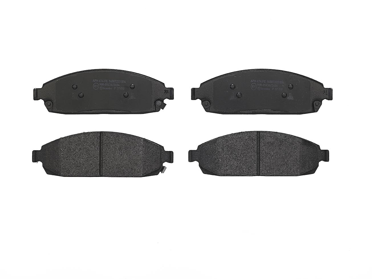 BREMBO - Колодки тормозные дисковые передн. JEEP COMMANDER (XK, XH) 09/05-12/10 / JEEP GRAND CHEROKEE III (W