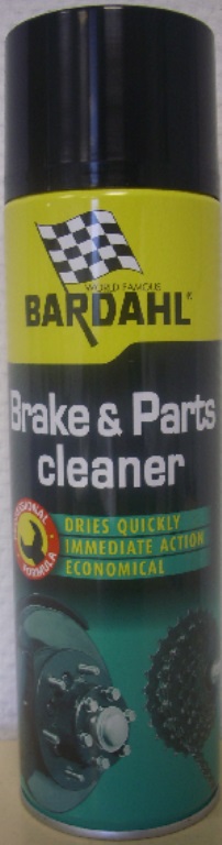 BARDAHL - Очиститель элементов торм. системы BRAKE & PARTS CLEANER (0,5л)