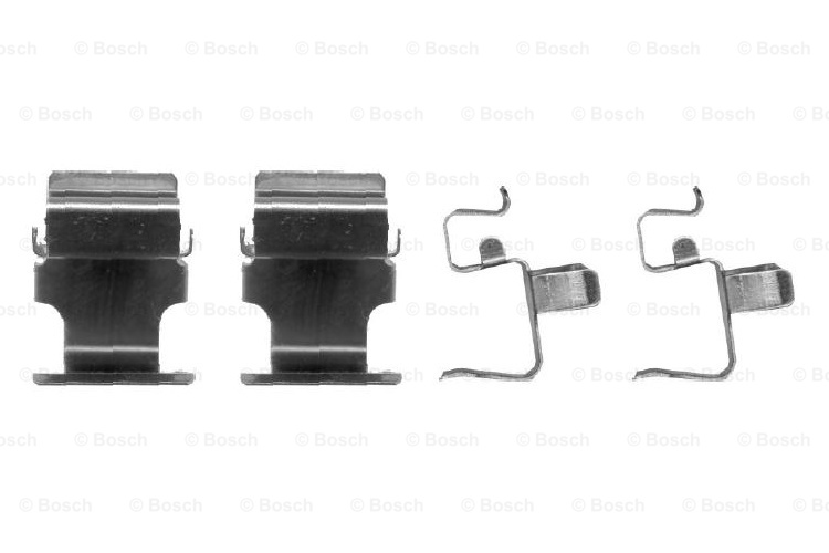 BOSCH - К-т уст диск торм колодок задн Mits Lancer, Mits Outlander, Ci C-CROSSER, Peugeot 4007
