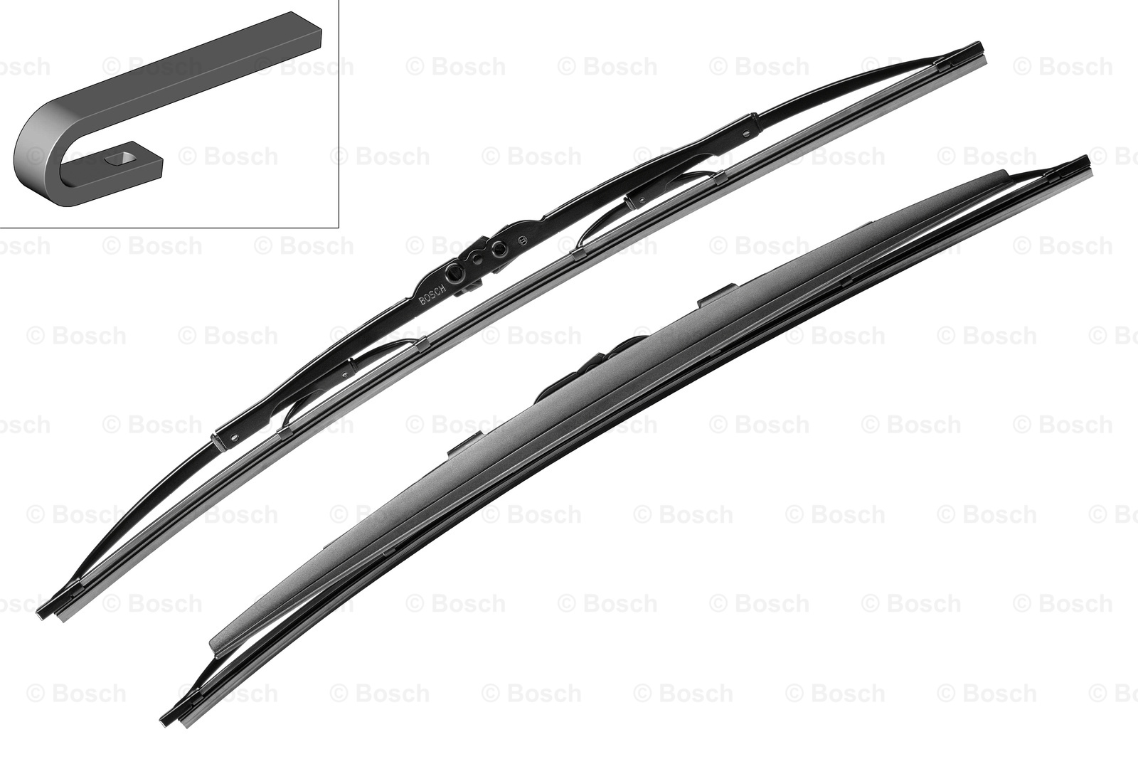BOSCH - Стеклоочистители TWIN-spoiler (530+530=2шт.)