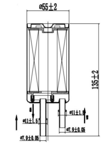 CARVILLE RACING - Фильтр для а/м Volvo S80 (06-) 2.5i/3.2i/S60 (10-) 1.6i/2.0i/V40 (15-) 1.5i (топл.бензин) (SVY6038)