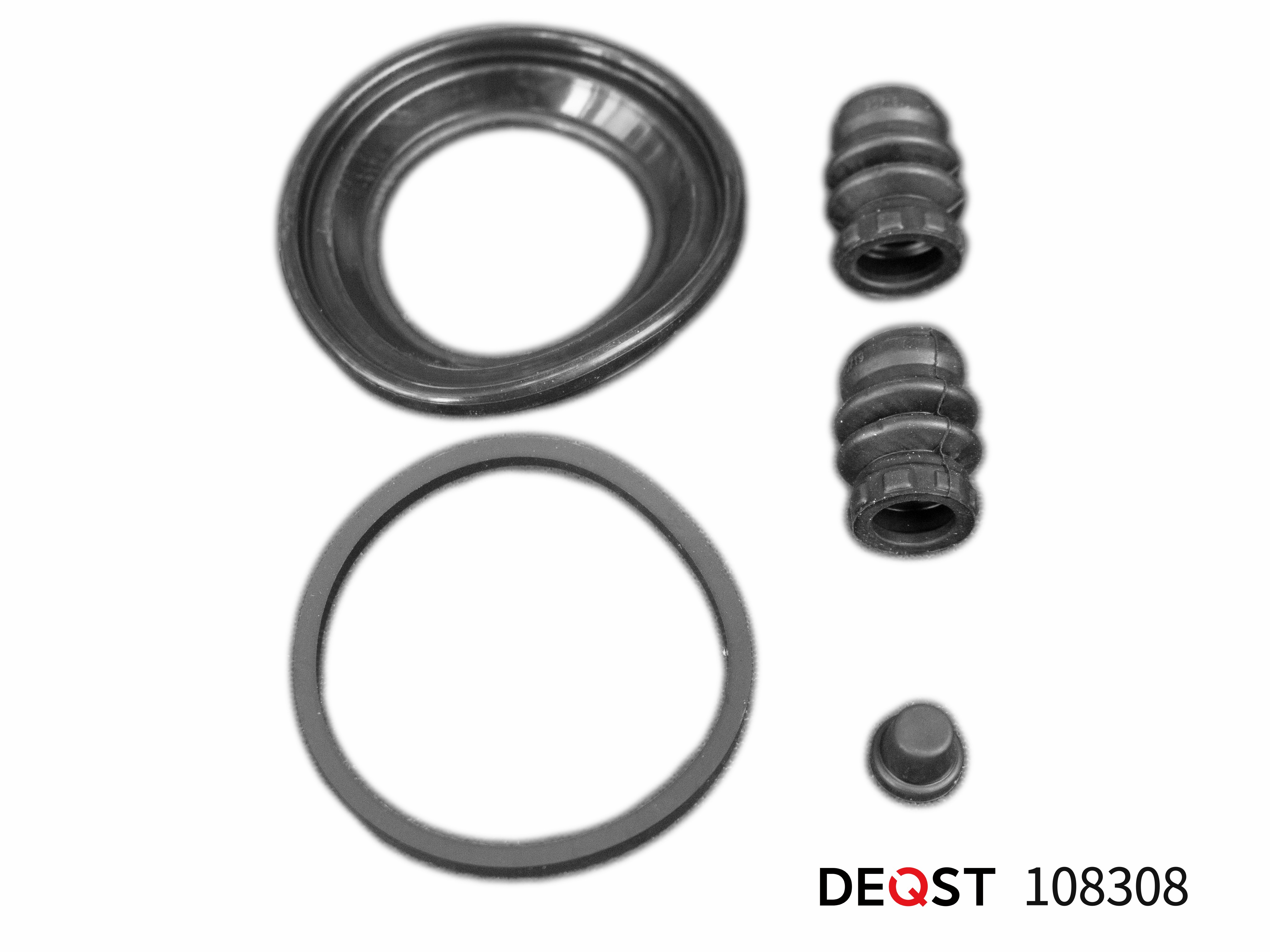 DEQST - Ремкомплект тормозного суппорта переднего (для поршня O 54mm, суппорт Lucas). HONDA Civic VI-VII 94-05, MITSUBISHI Carisma 95-03 / Colt VI 04> / Space