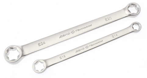 ДЕЛО ТЕХНИКИ - Ключ накидной TORX Е6хЕ8  200/5