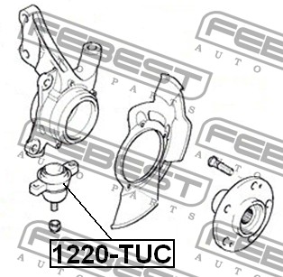 FEBEST - ОПОРА ШАРОВАЯ (HYUNDAI TUCSON 2004-2010) FEBEST