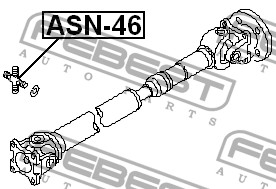 FEBEST - КРЕСТОВИНА 27x46.1 (NISSAN PATROL (GR) Y61 1997-2010) FEBEST