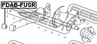 FEBEST - САЙЛЕНБЛОК ЗАДНЕЙ БАЛКИ (FORD FIESTA/FUSION (CBK) 2001-2008) FEBEST