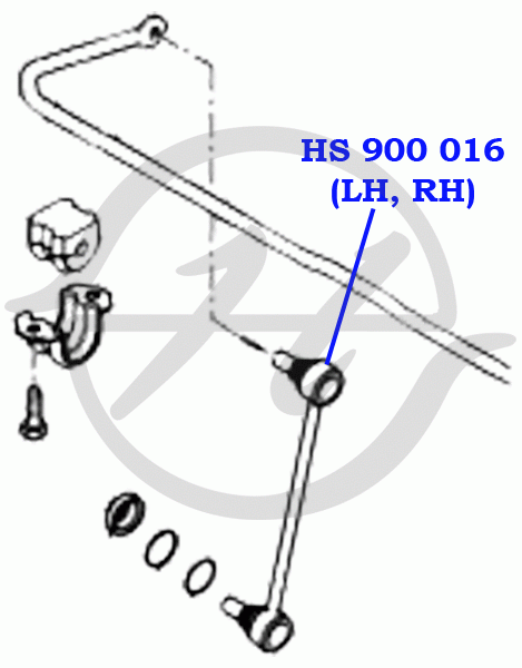 HANSE - Тяга стабил.зад.