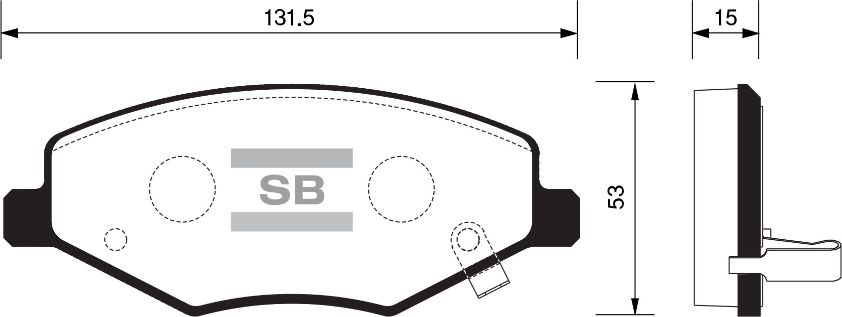 SANGSIN BRAKE - Колодки торм.дисковые Hi-Q GREATWALL 2,5