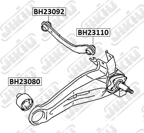 JIKIU - Сайлентблок MITSUBISHI Outlander