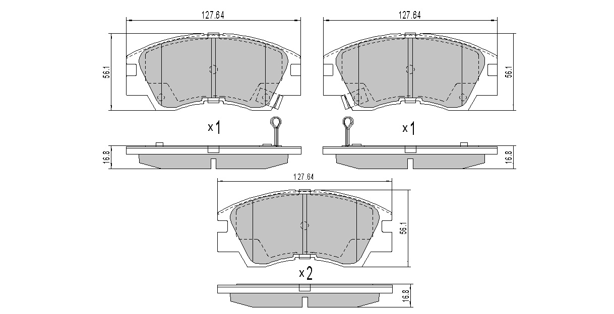 JAPANPARTS - Колодки пер.диск.Mitsubishi L200 K12/14/22,L300,Pajero 87->