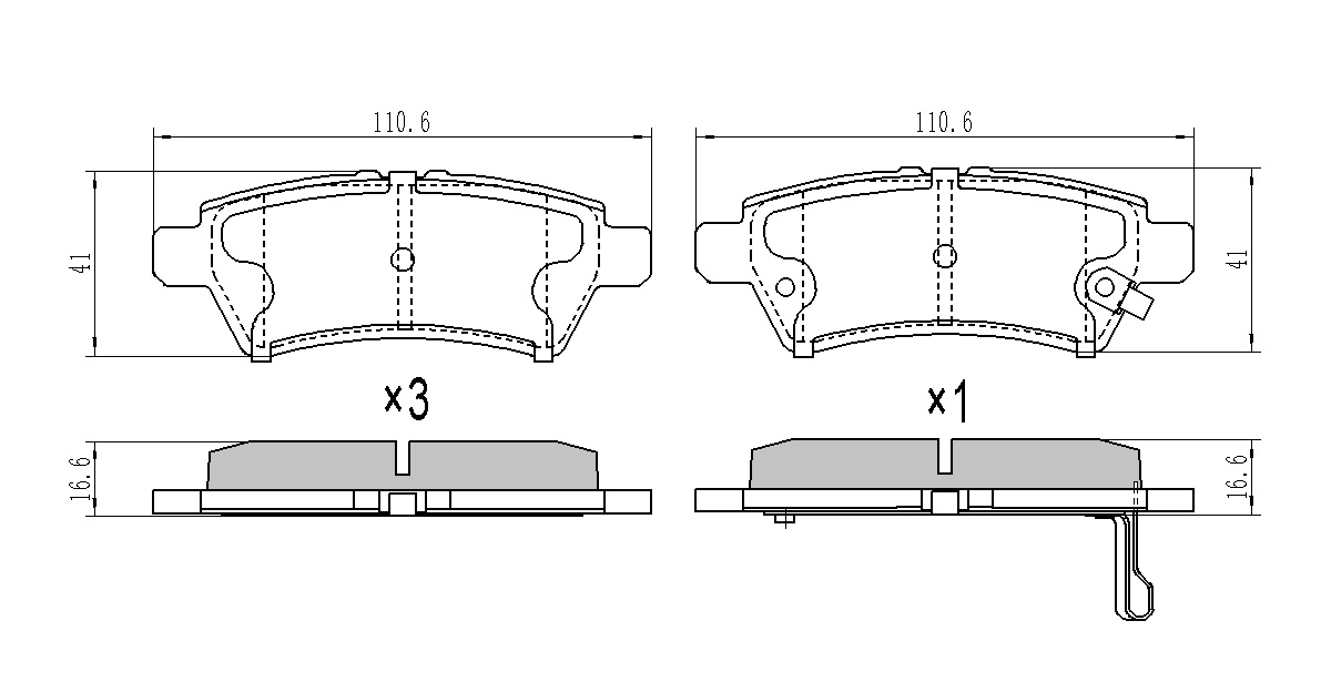 JAPANPARTS - Колодки торм.  диск. Pathfinder 2.5dCi