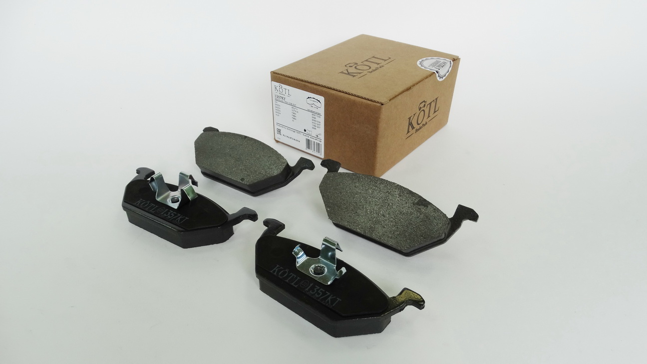 KOTL - Колодки тормозные дисковые передние к-т AUDI A3 >03/VW G4/G5/SKODA OCTAVIA 1.4/1.6
