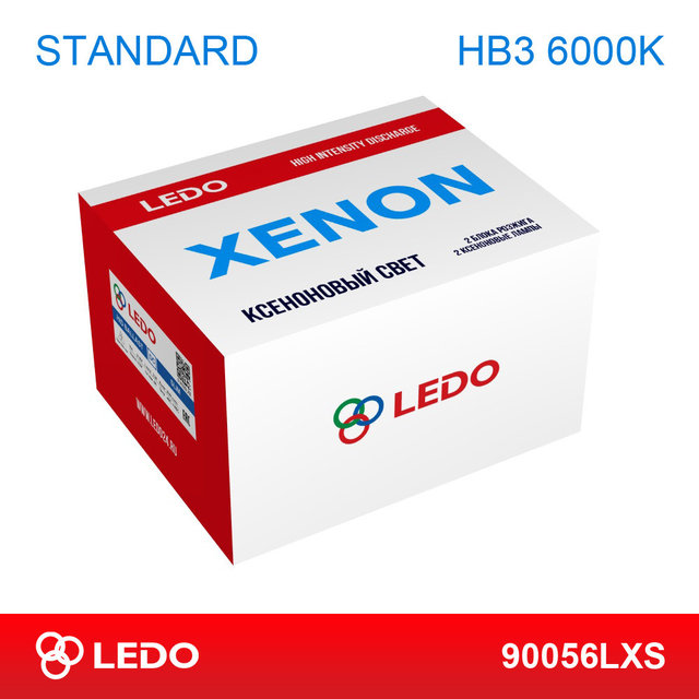 LEDO - LEDO Комплект ксенона HB3 6000K LEDO 12V