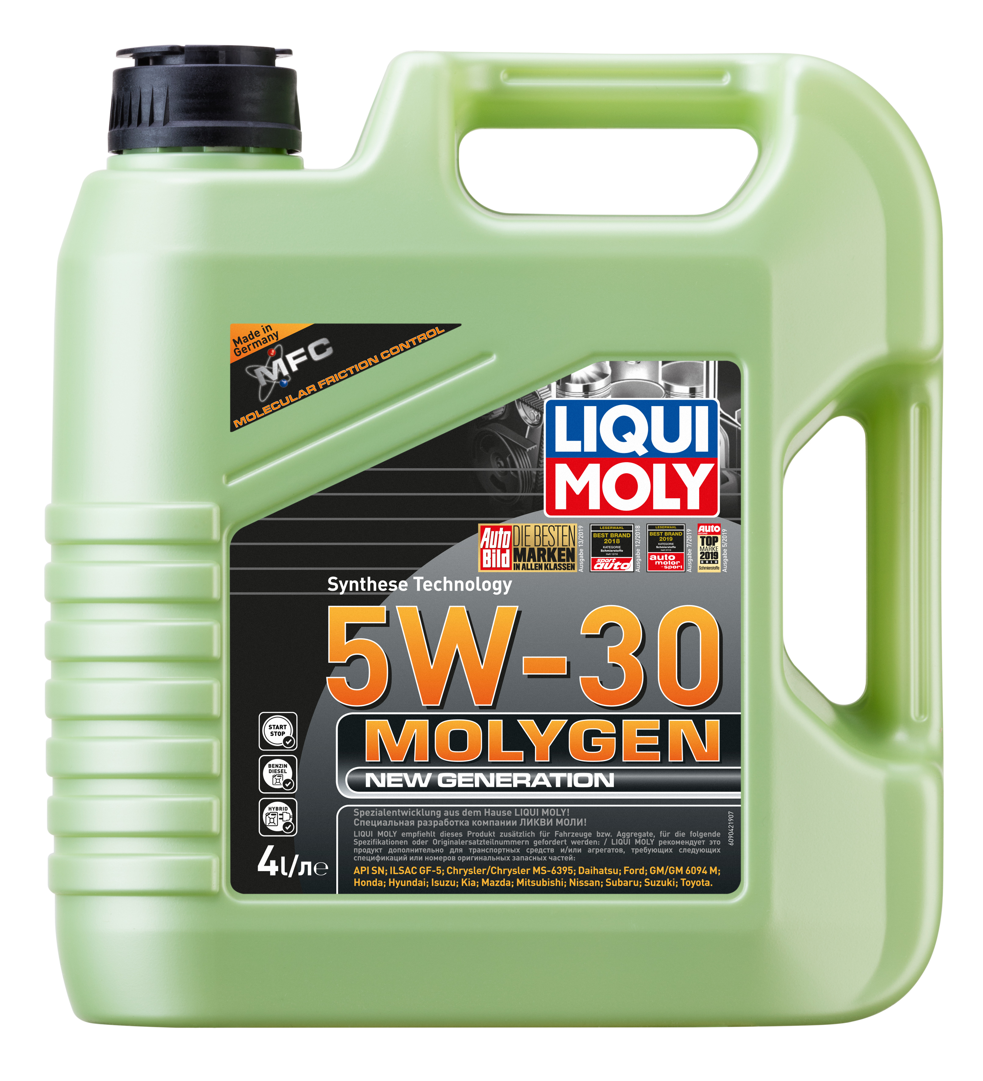 LIQUI MOLY - Масло мотор Molygen  Generation 5W-30 (4 л.)