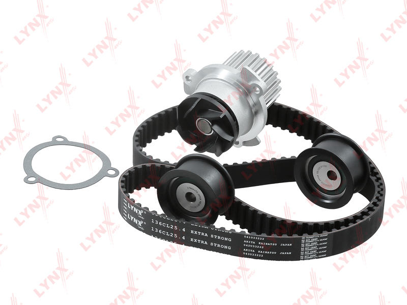 LYNXauto - Комплект ремня ГРМ с водяным насосом (16V) VAZ 2110 1500 16V 95>10 / 2111 1.5 16V 98>05 / 2112 1.5 16V 98>05 / Kalina 1.6 06>13