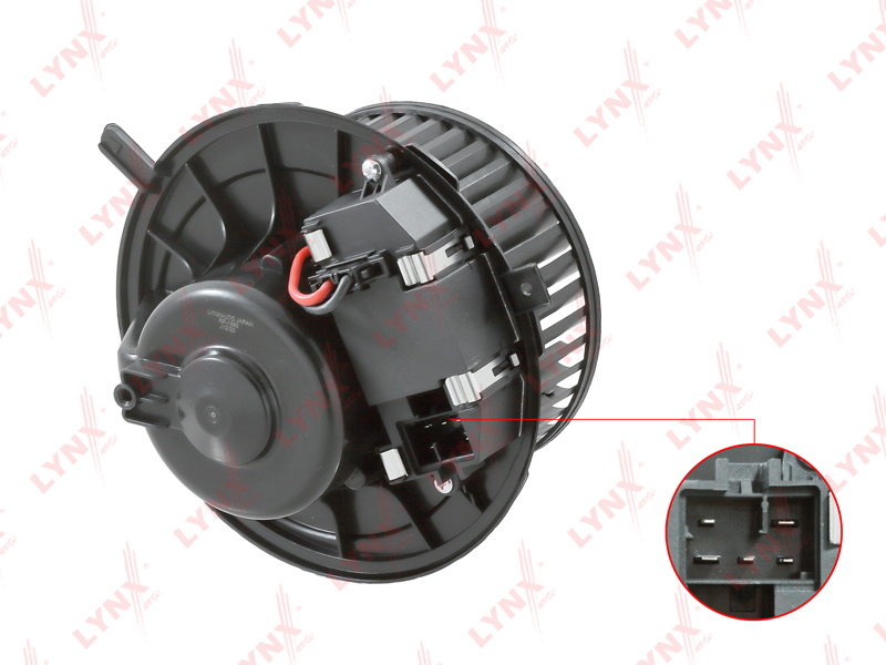 LYNXauto - Вентилятор отопителя AUDI A3(8P1) 03-12 , SKODA Octavia II(1Z3) 04-13 / Superb II(3T4) 08-15 , VW Caddy III(2KA) 04-15 / Golf V-VI(1K1-5K1) 03-12 / JE