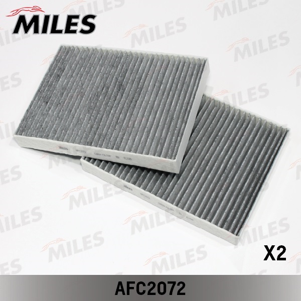 MILES - Фильтр салона BMW E39 угольный (упак.2шт.)