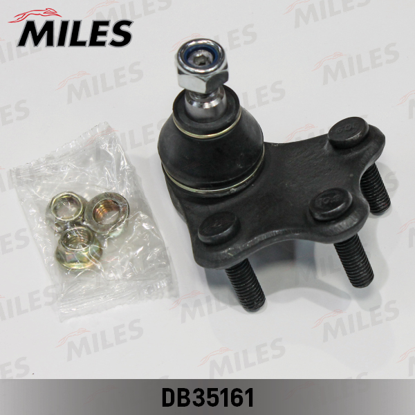 MILES - Опора шаровая VW POLO 01-/SKODA FABIA 06-/AUDI A1 10- пер.нижн. прав.(с крепежом)