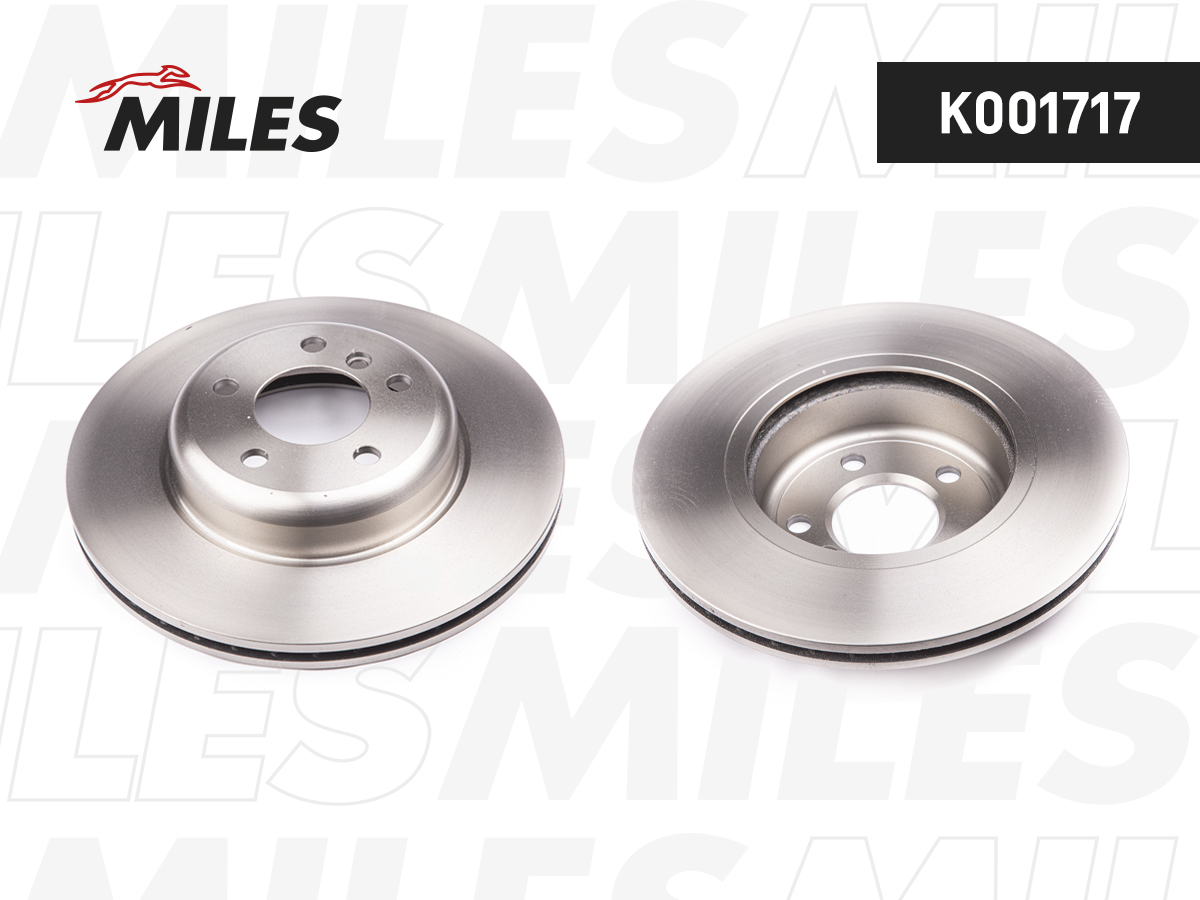 MILES - Диск тормозной BMW 5 F10/11 10- передний вент. D=330мм.
